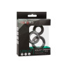 Calexotics Lot de 3 Cockrings Link Up Noirs